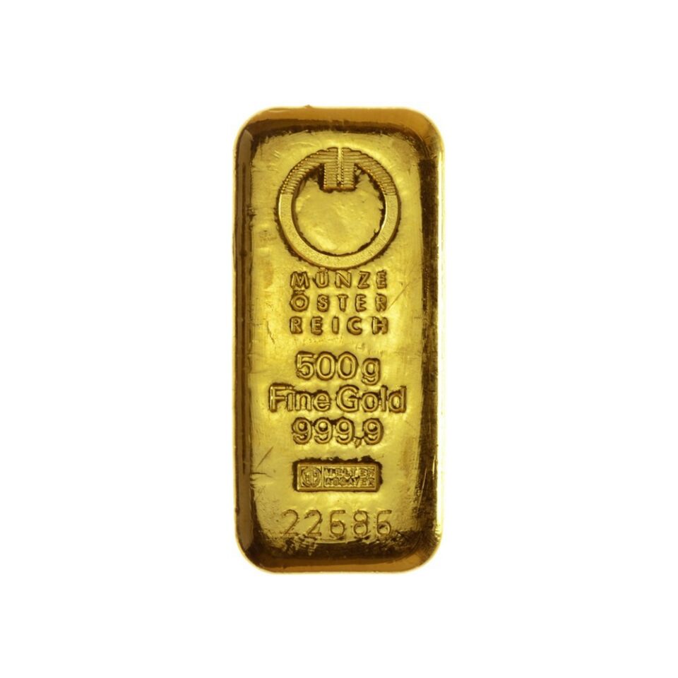 Münze Österreich Goldbarren 500 g